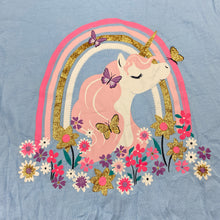 Load image into Gallery viewer, Girls Anko, cotton tee / top, unicorn, EUC, size 7,  