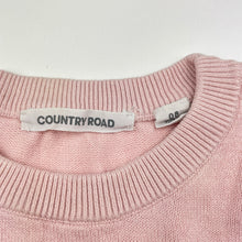 Load image into Gallery viewer, Girls COUNTRY ROAD, knitted cotton sweater / jumper (small repair right sleeve), FUC, size 8,  
