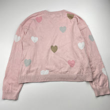 Load image into Gallery viewer, Girls COUNTRY ROAD, knitted cotton sweater / jumper (small repair right sleeve), FUC, size 8,  