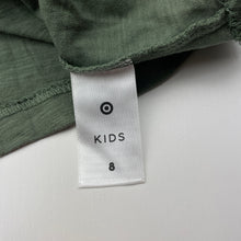 Load image into Gallery viewer, Boys Target, khaki cotton tee / top, motorcycle, EUC, size 8,  