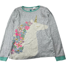 Load image into Gallery viewer, Girls Cotton On, cotton pyjama top, unicorn (wash fade), FUC, size 9,  