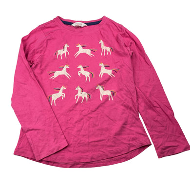 Girls Milkshake, cotton long sleeve tee / top, unicorns, FUC, size 7,  