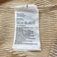 Load image into Gallery viewer, Girls H&amp;M, metallic gold lightweight crinkle top, EUC, size 9-10,  