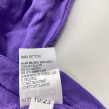 Load image into Gallery viewer, Girls Anko, purple cotton tee / top, NEW, size 14,  