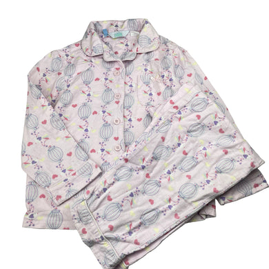 Girls Tilli, flannel cotton winter pyjamas, GUC, size 8,  