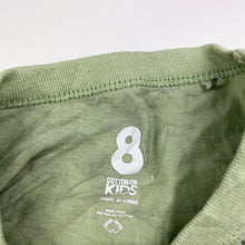 Load image into Gallery viewer, Boys Cotton On, green cotton tee / top, GUC, size 8,  