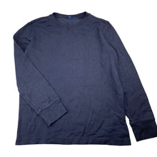 Load image into Gallery viewer, Boys UNIQLO, navy soft cotton long sleeve top, EUC, size 9-10,  