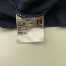 Load image into Gallery viewer, Boys UNIQLO, navy soft cotton long sleeve top, EUC, size 9-10,  