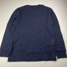 Load image into Gallery viewer, Boys UNIQLO, navy soft cotton long sleeve top, EUC, size 9-10,  