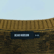 Load image into Gallery viewer, Unisex BEAU HUDSON, leopard print knit cardigan / sweater, L:61cm, EUC, size 9-10,  