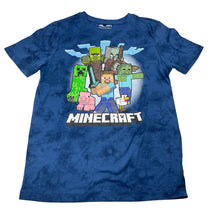 Load image into Gallery viewer, Boys MOJANG, MINECRAFT tie-dyed tee / top, EUC, size 10,  