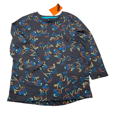 Boys TILT, cotton long sleeve top, dinosaurs, NEW, size 3,  