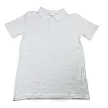 Load image into Gallery viewer, Unisex Anko, white cotton school polo shirt top, EUC, size 10,  