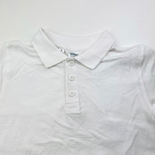 Load image into Gallery viewer, Unisex Anko, white cotton school polo shirt top, EUC, size 10,  