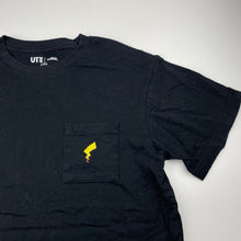 Load image into Gallery viewer, Boys UNIQLO, POKEMON black cotton tee / top, EUC, size 10,  