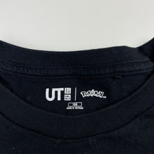Load image into Gallery viewer, Boys UNIQLO, POKEMON black cotton tee / top, EUC, size 10,  