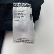 Load image into Gallery viewer, Boys UNIQLO, POKEMON black cotton tee / top, EUC, size 10,  