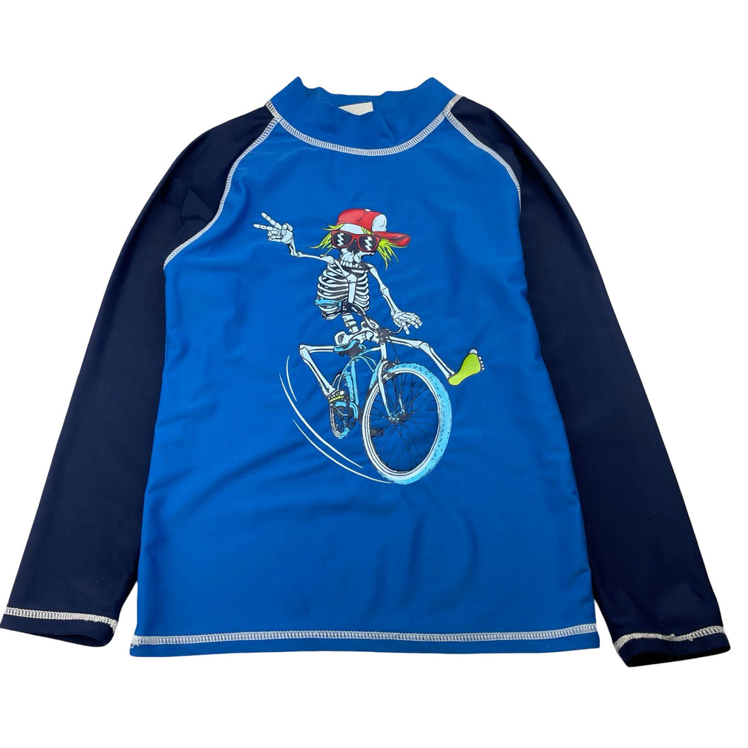 Boys Emerson, long sleeve rashie / swim top (pilling), FUC, size 5,  