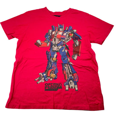 Boys TRANSFORMERS, Optimus Prime cotton tee / top (wash fade), FUC, size 10,  