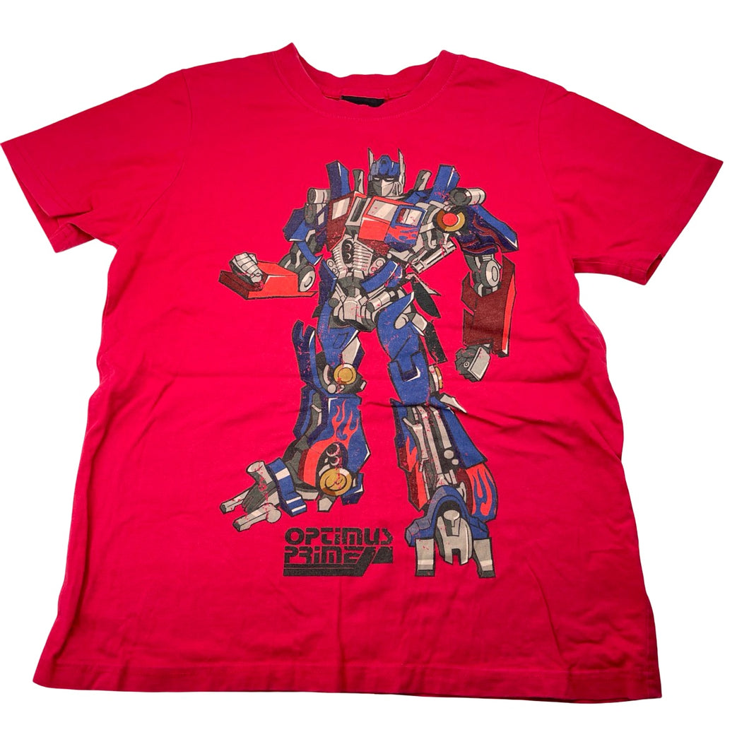 Boys TRANSFORMERS, Optimus Prime cotton tee / top (wash fade), FUC, size 10,  