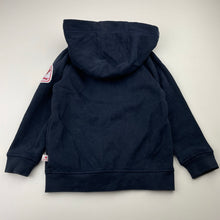 Load image into Gallery viewer, Unisex Canadiana, navy fleece-lined zip hoodie sweater, EUC, size 3,  