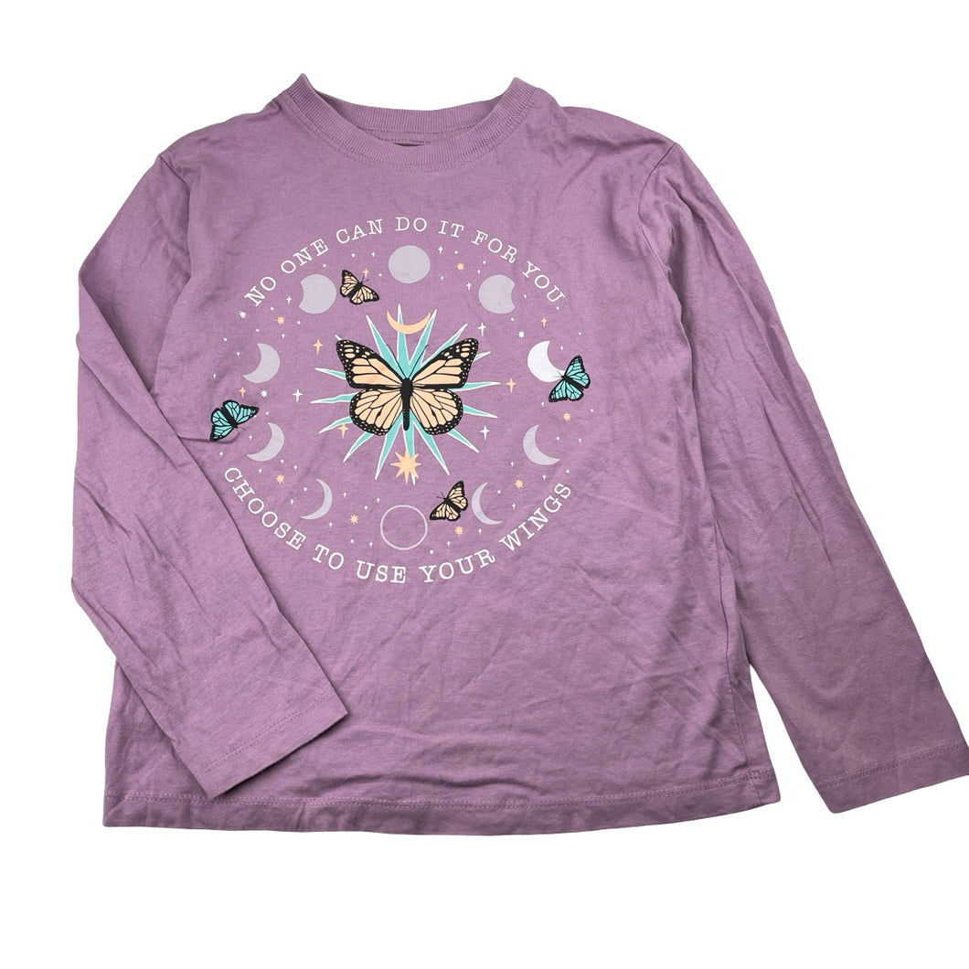 Girls Favourites, cotton long sleeve tee / top, EUC, size 9,  