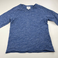 Load image into Gallery viewer, Boys WITCHERY, blue marle cotton long sleeve top, GUC, size 4,  