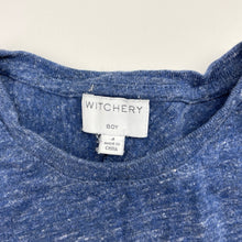 Load image into Gallery viewer, Boys WITCHERY, blue marle cotton long sleeve top, GUC, size 4,  