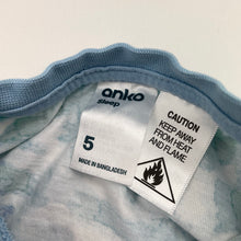 Load image into Gallery viewer, Unisex Anko, tie-dyed cotton pyjama tee / top, EUC, size 5,  