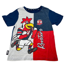 Load image into Gallery viewer, Unisex NRL SUPPORTER, Sydney Roosters cotton tee (wash fade), FUC, size 5,  