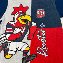 Load image into Gallery viewer, Unisex NRL SUPPORTER, Sydney Roosters cotton tee (wash fade), FUC, size 5,  