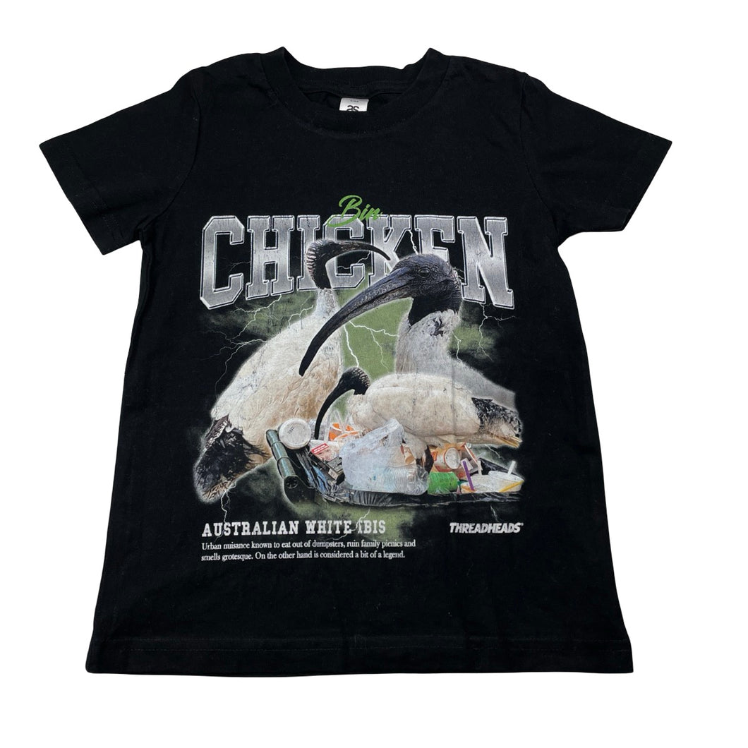 Unisex AS Colour, cotton tee / top, bin chicken, GUC, size 4,  