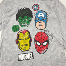 Load image into Gallery viewer, Boys MARVEL, Superheros long sleeve pyjama top, EUC, size 7,  