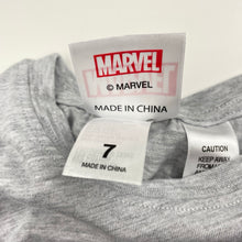 Load image into Gallery viewer, Boys MARVEL, Superheros long sleeve pyjama top, EUC, size 7,  