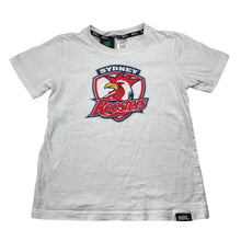 Load image into Gallery viewer, Unisex NRL SUPPORTER, Sydney Roosters cotton pyjama tee (wash fade), FUC, size 5,  