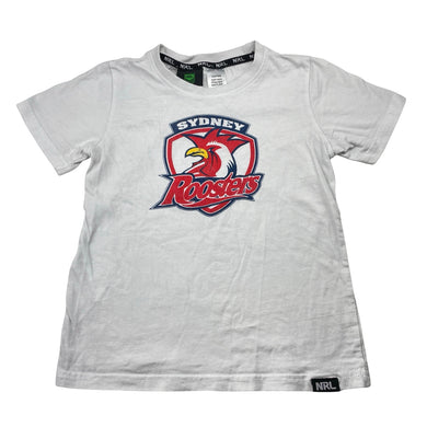 Unisex NRL SUPPORTER, Sydney Roosters cotton pyjama tee (wash fade), FUC, size 5,  