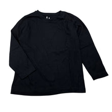 Load image into Gallery viewer, Unisex Brilliant Basics, black cotton long sleeve top, EUC, size 4,  
