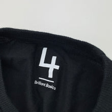 Load image into Gallery viewer, Unisex Brilliant Basics, black cotton long sleeve top, EUC, size 4,  
