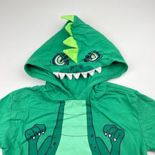 Load image into Gallery viewer, Boys Anko, cotton hooded tee / top, crocodile, EUC, size 2,  