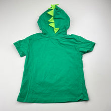 Load image into Gallery viewer, Boys Anko, cotton hooded tee / top, crocodile, EUC, size 2,  