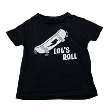 Load image into Gallery viewer, Boys Anko, black cotton tee / top, skate, EUC, size 3,  