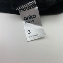 Load image into Gallery viewer, Boys Anko, black cotton tee / top, skate, EUC, size 3,  
