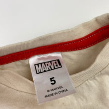 Load image into Gallery viewer, Boys MARVEL, Superhero cotton long sleeve top, GUC, size 5,  