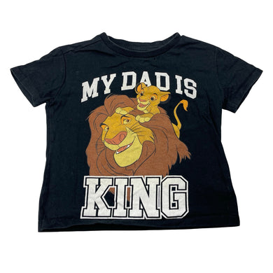Unisex Disney, Lion King cotton tee / top (wash fade), FUC, size 3,  