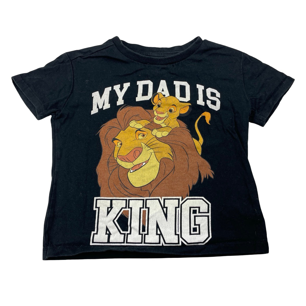 Unisex Disney, Lion King cotton tee / top (wash fade), FUC, size 3,  