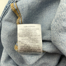 Load image into Gallery viewer, Girls DECJUBA KIDS, blue denim shirt dress, poppers, GUC, size 10, L: 70cm