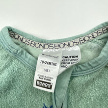 Load image into Gallery viewer, Unisex BONDS, terry zip Wondersuit / zippy / romper, FUC, size 2,  