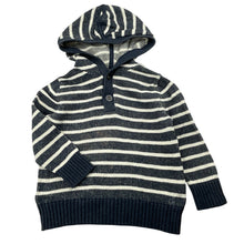 Load image into Gallery viewer, Boys GAP, knit cotton hoodie sweater (bleach marks on front), FUC, size 2,  