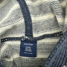 Load image into Gallery viewer, Boys GAP, knit cotton hoodie sweater (bleach marks on front), FUC, size 2,  