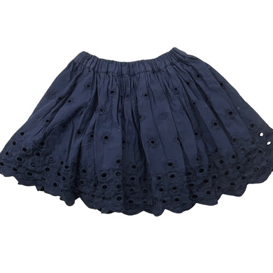 Girls Next, lined broderie cotton skirt, elasticated (wash fade), FUC, size 2,  